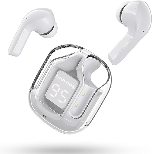 T6 Crystal Wireless Earphones - RashidExpress